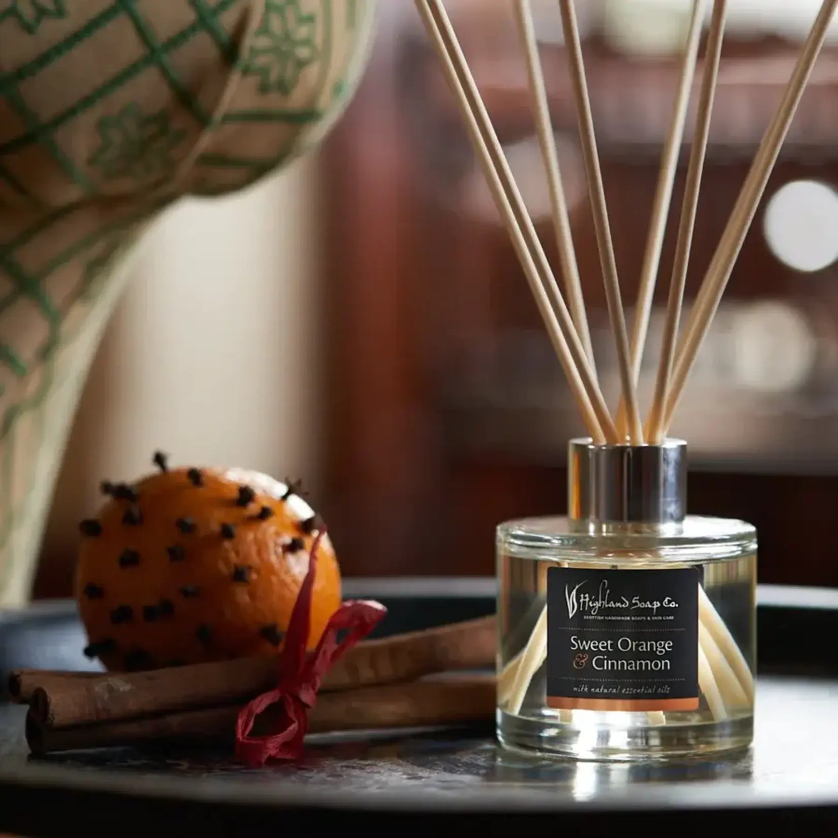Highland Soap Co. - Sweet Orange & Cinnamon Reed Diffuser