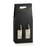 Champagnedoos Scatola 2 Flessen Nero