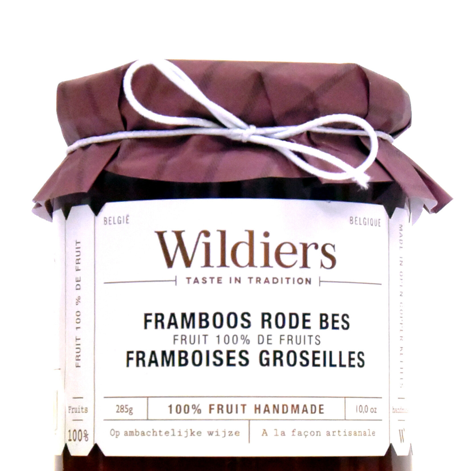 Wildiers Framboos Rode Bes 100% Fruit Confituur 285g