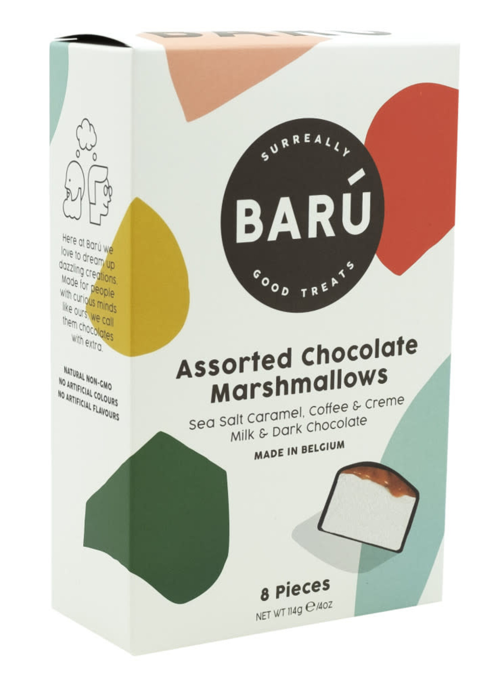 Barú Assorted Flavours Marshmallows - Large Box 114g