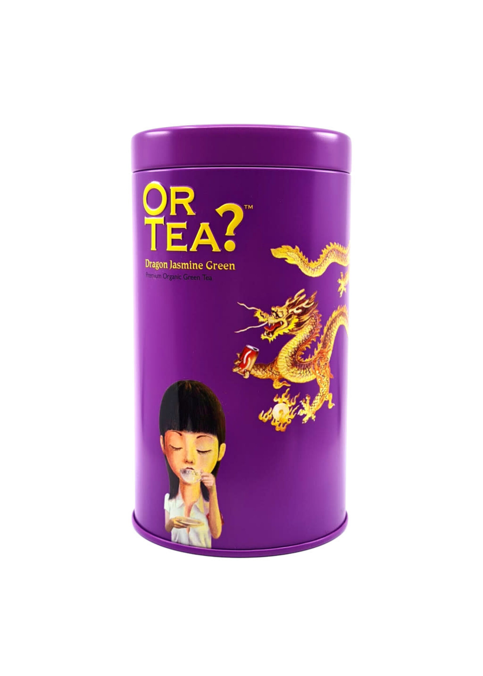 Or Tea? Dragon Jasmine Green Tin Canister