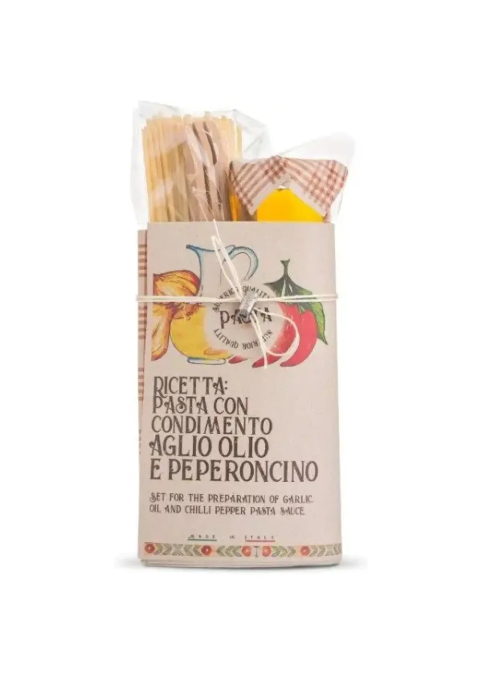 Casarecci Di Calabria Pasta Aglio-Olio-Peperoncino Gift 340g