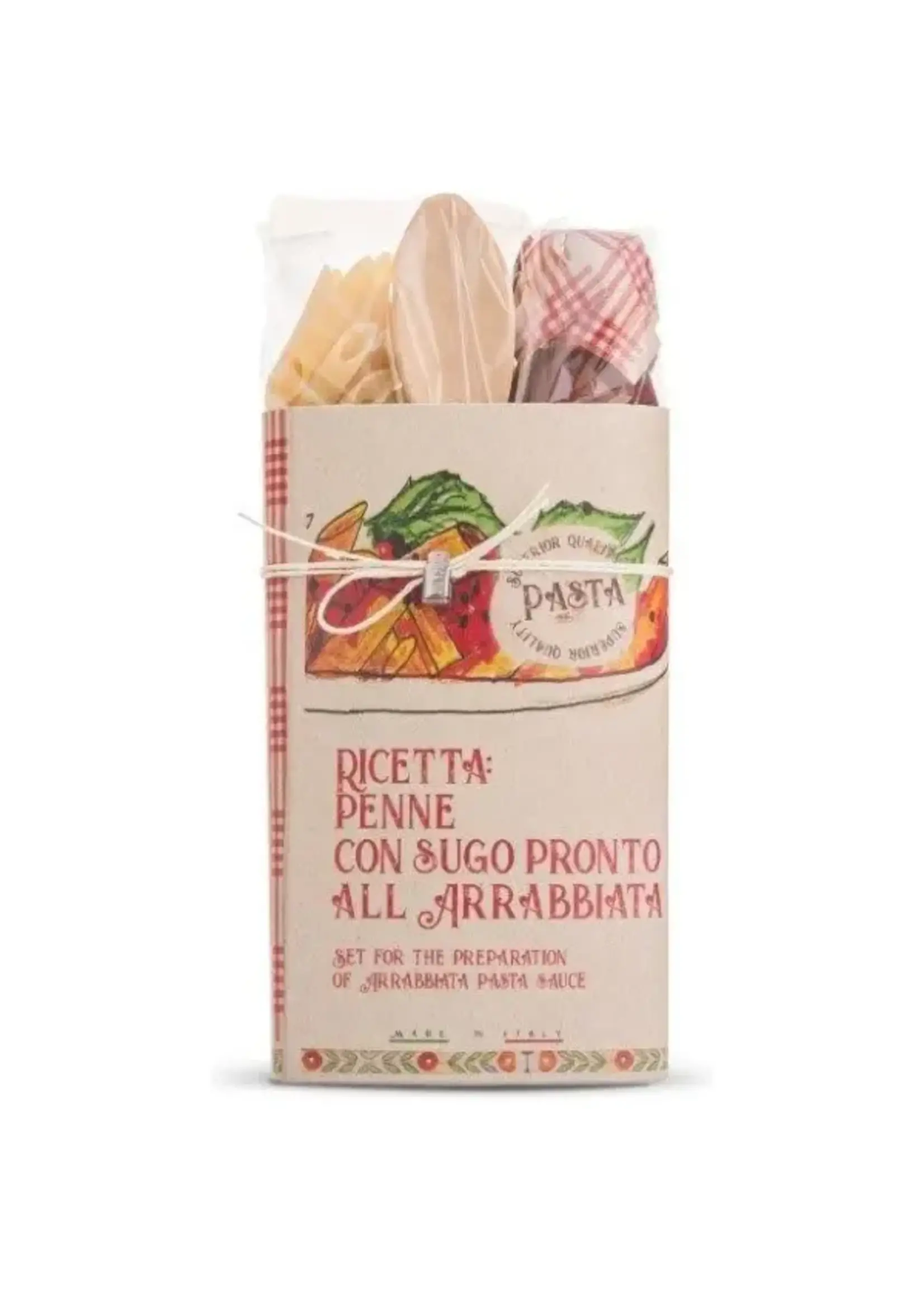 Casarecci Di Calabria Penne All Arabiata Con Salsa Gift 420g