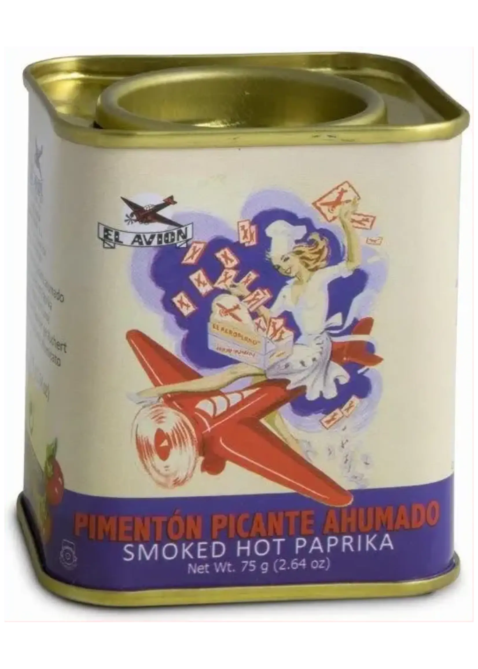 El Avion Paprikapoeder Gerookt Hot 75g