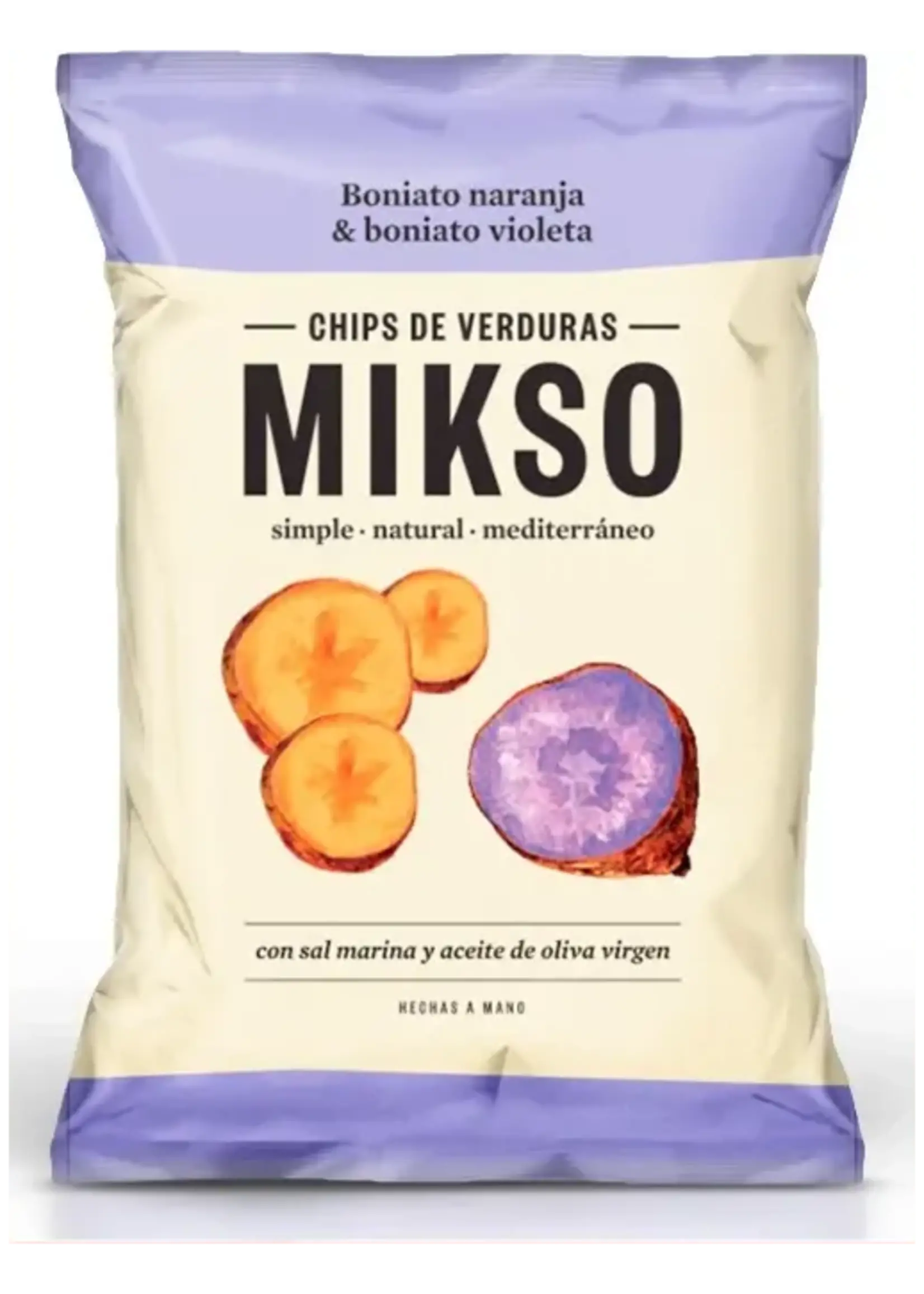 Mikso Groentechips Paars 85g