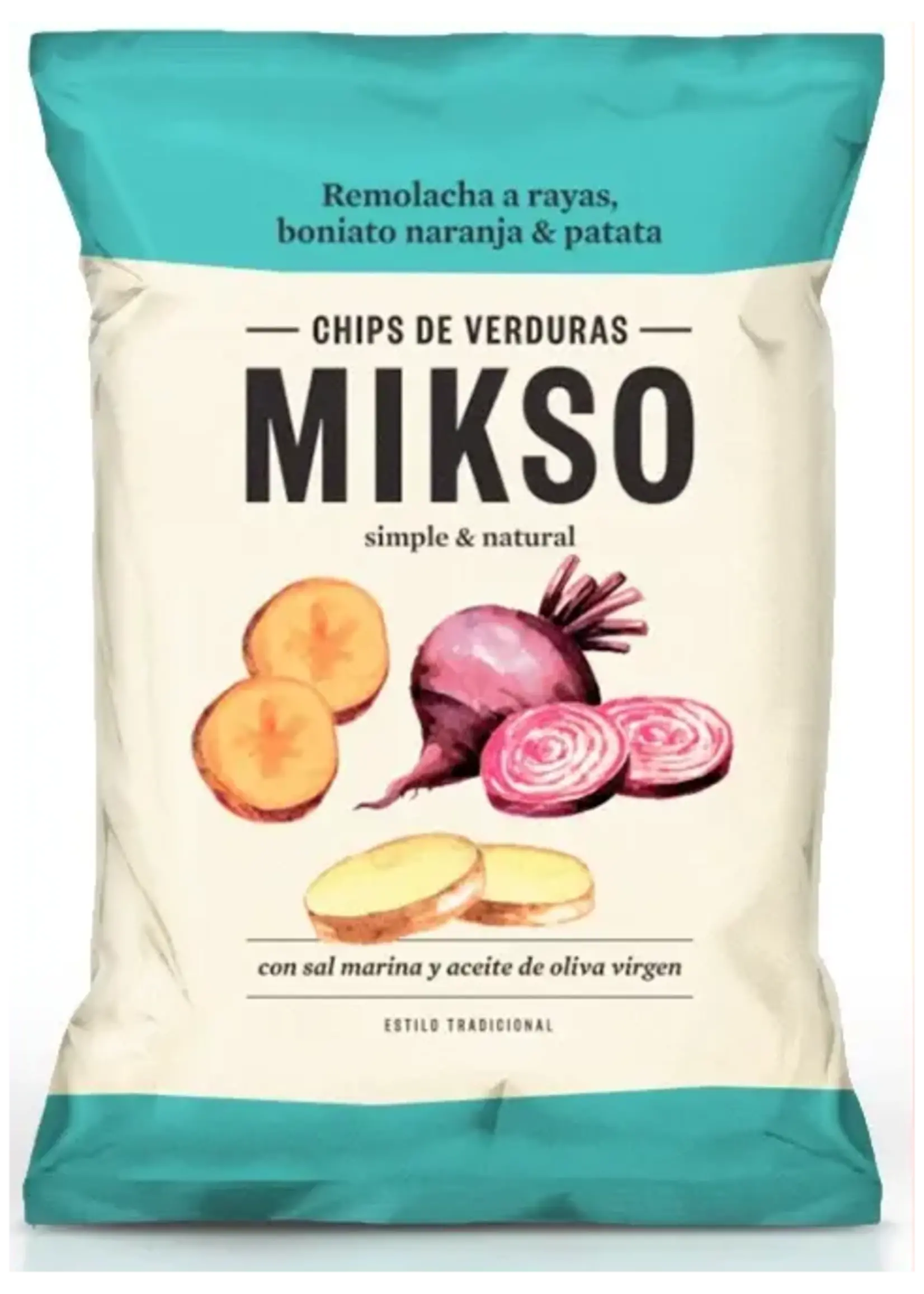 Mikso Groentechips Groen 85g