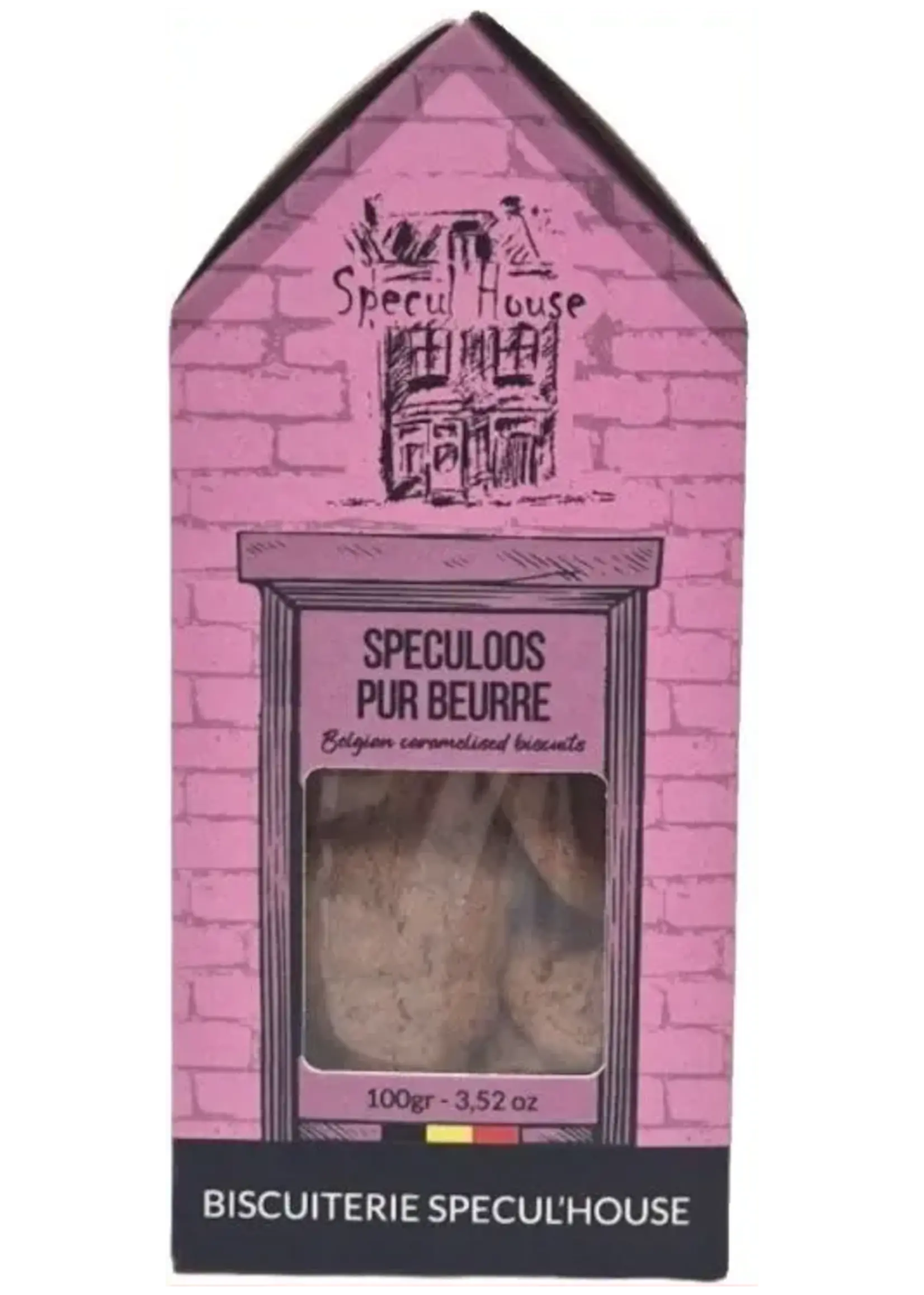 Specul'House Speculaas Boter Natuur Huisje 100g