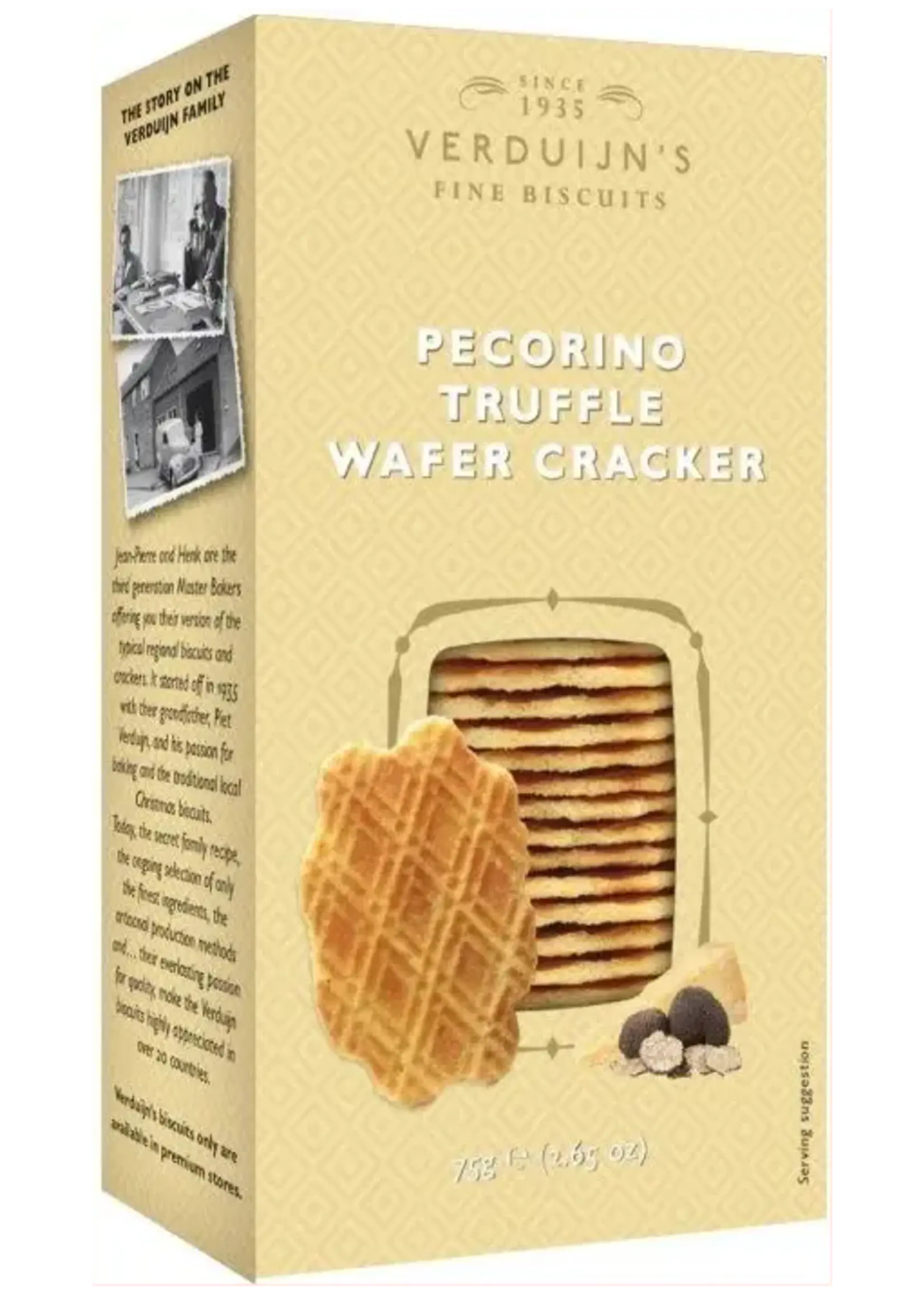 Verduijn's Pecorino Truffle Wafer Cracker 75g