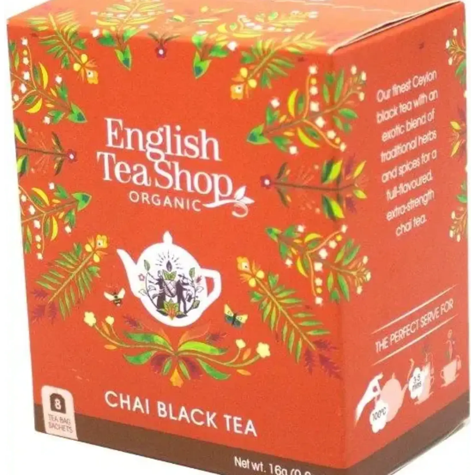 English Tea Shop Chai Black Tea 8TB BIO