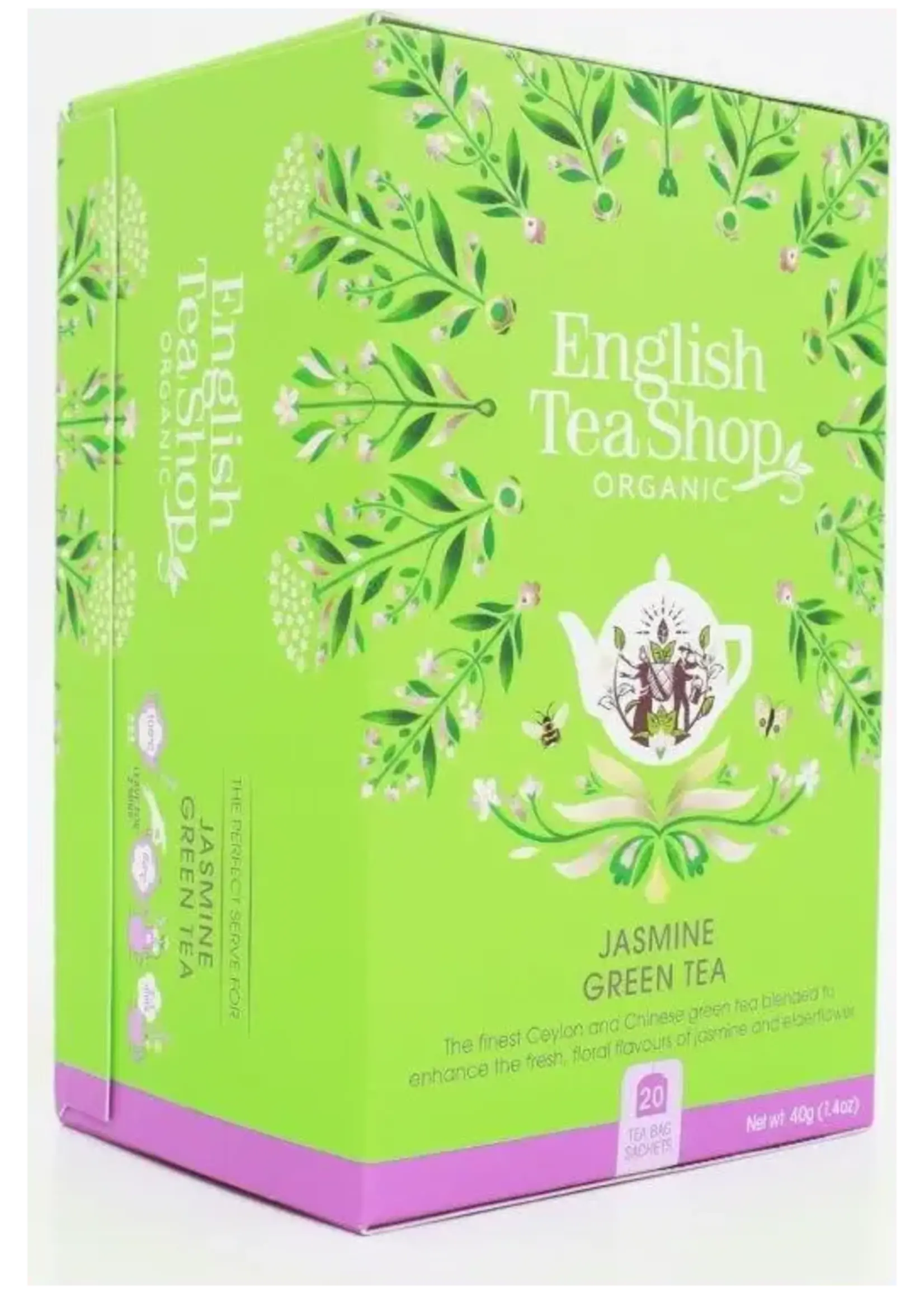 English Tea Shop Jasmine Green Tea 20TB BIO