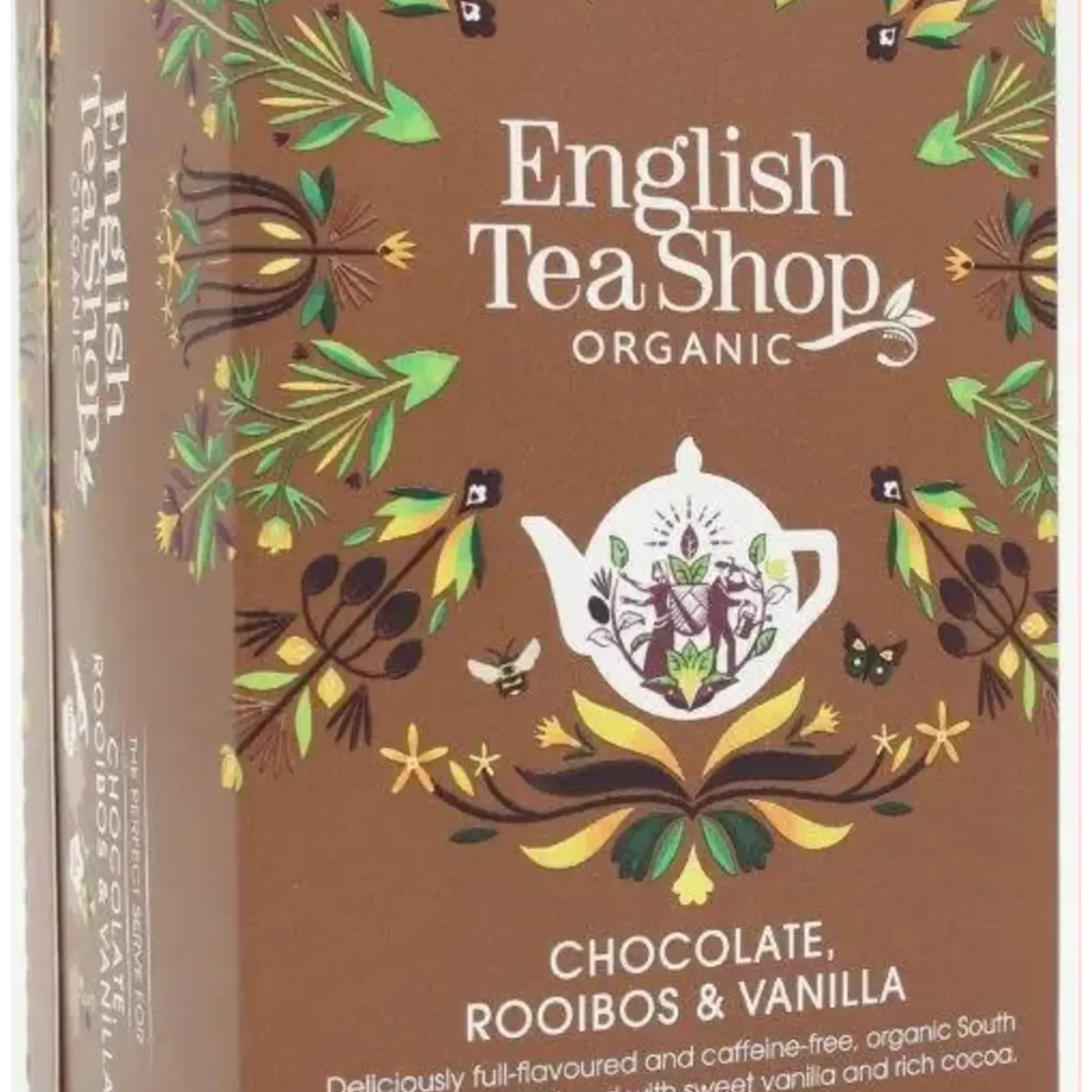 English Tea Shop Chocolate, Rooibos & Vanilla 20TB BIO