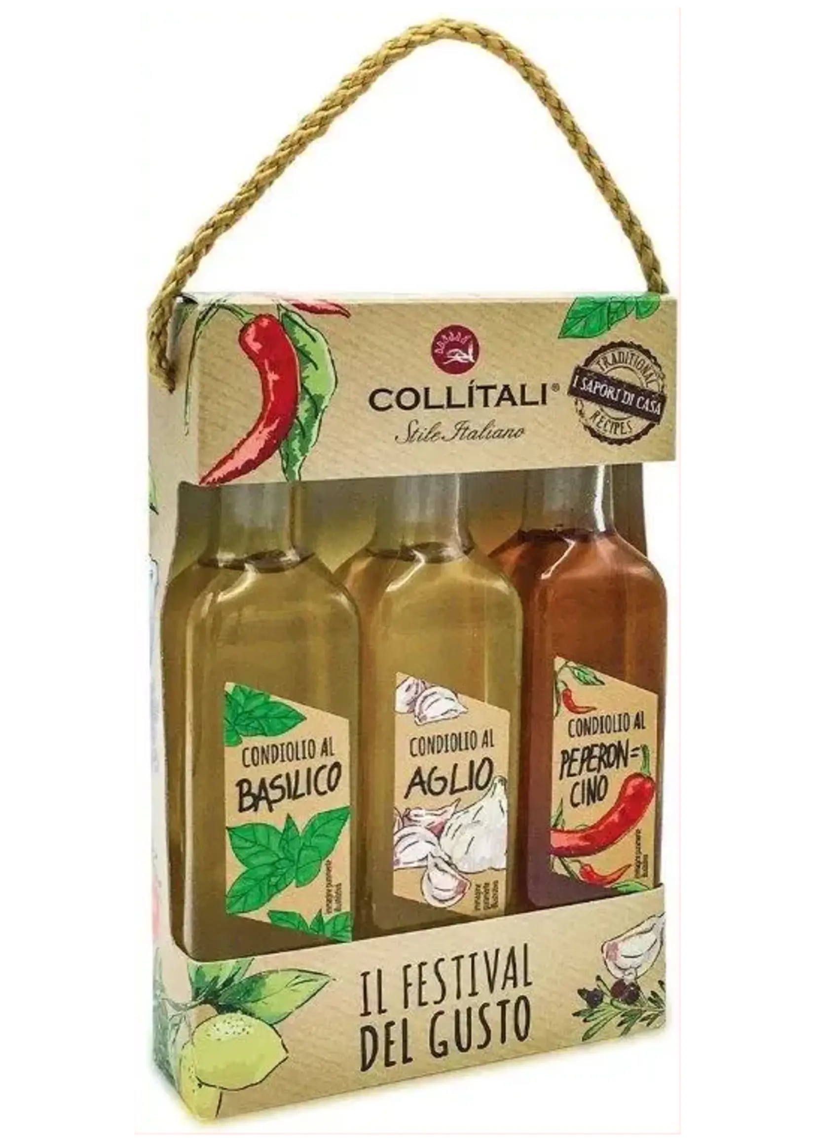 Collitali Olijfolie Set 3x100ml