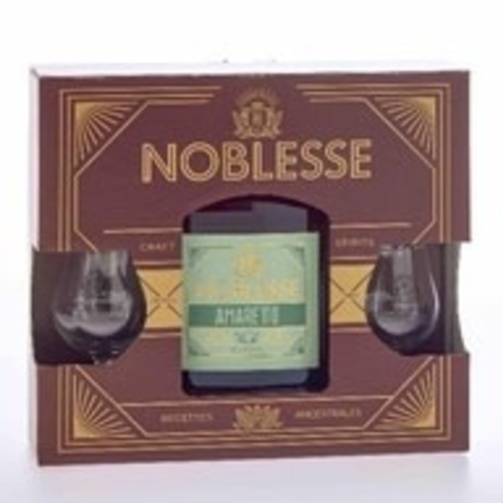Noblesse Amaretto + 2 Glasses Gift 28% 70cl