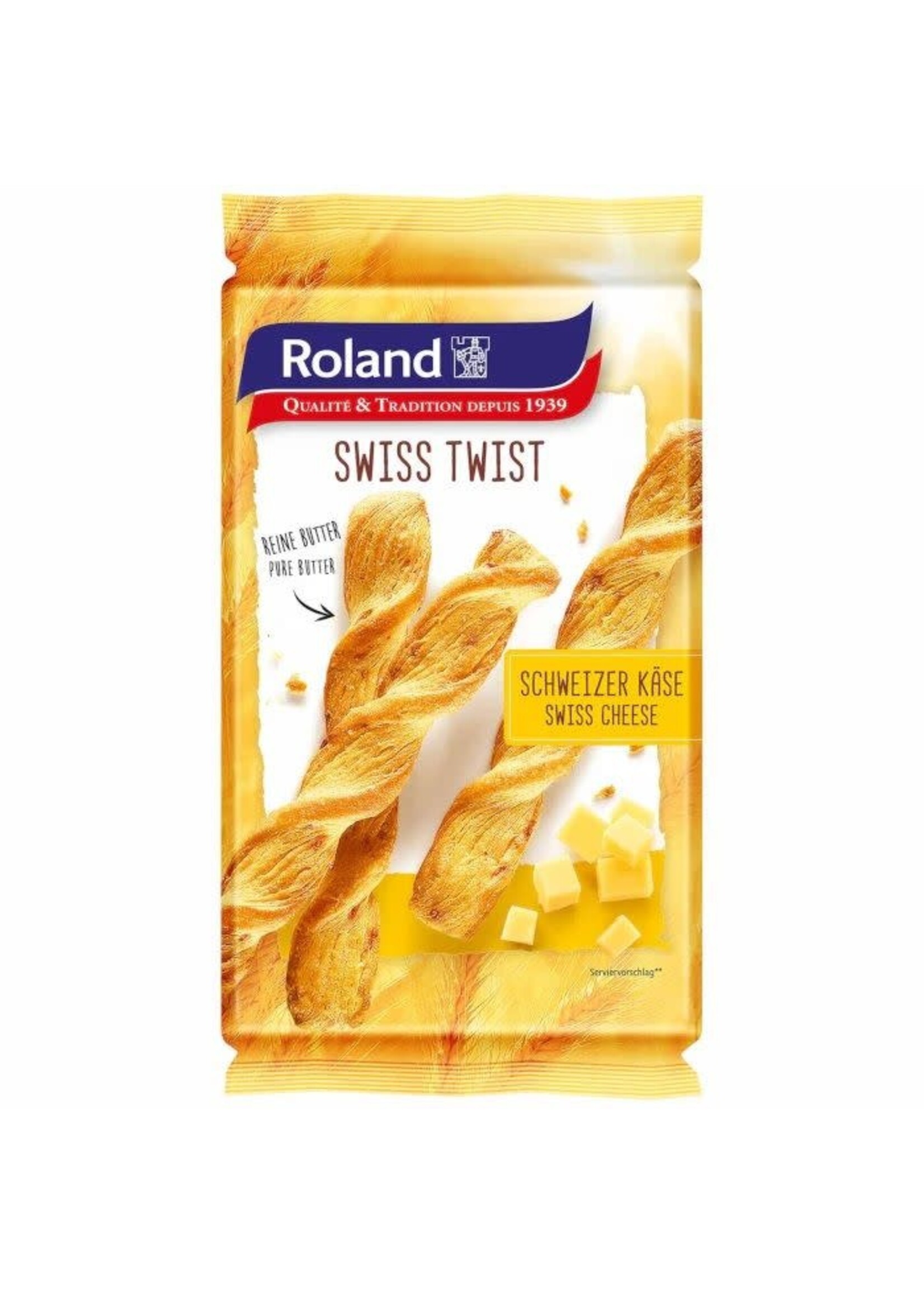 Roland Swiss Twist Swiss Cheese 100g