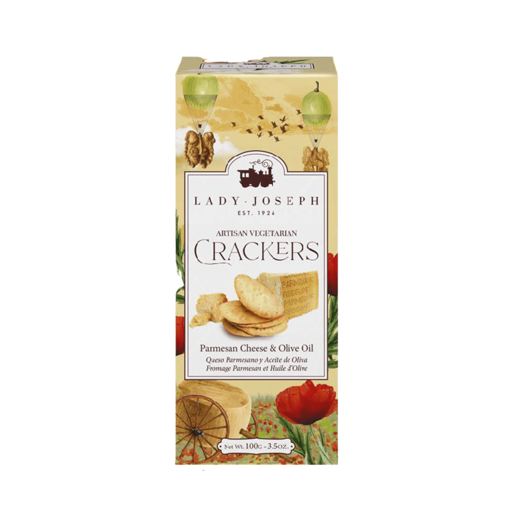 Lady Joseph Crackers Parmesan Cheese & Olive Oil 100g