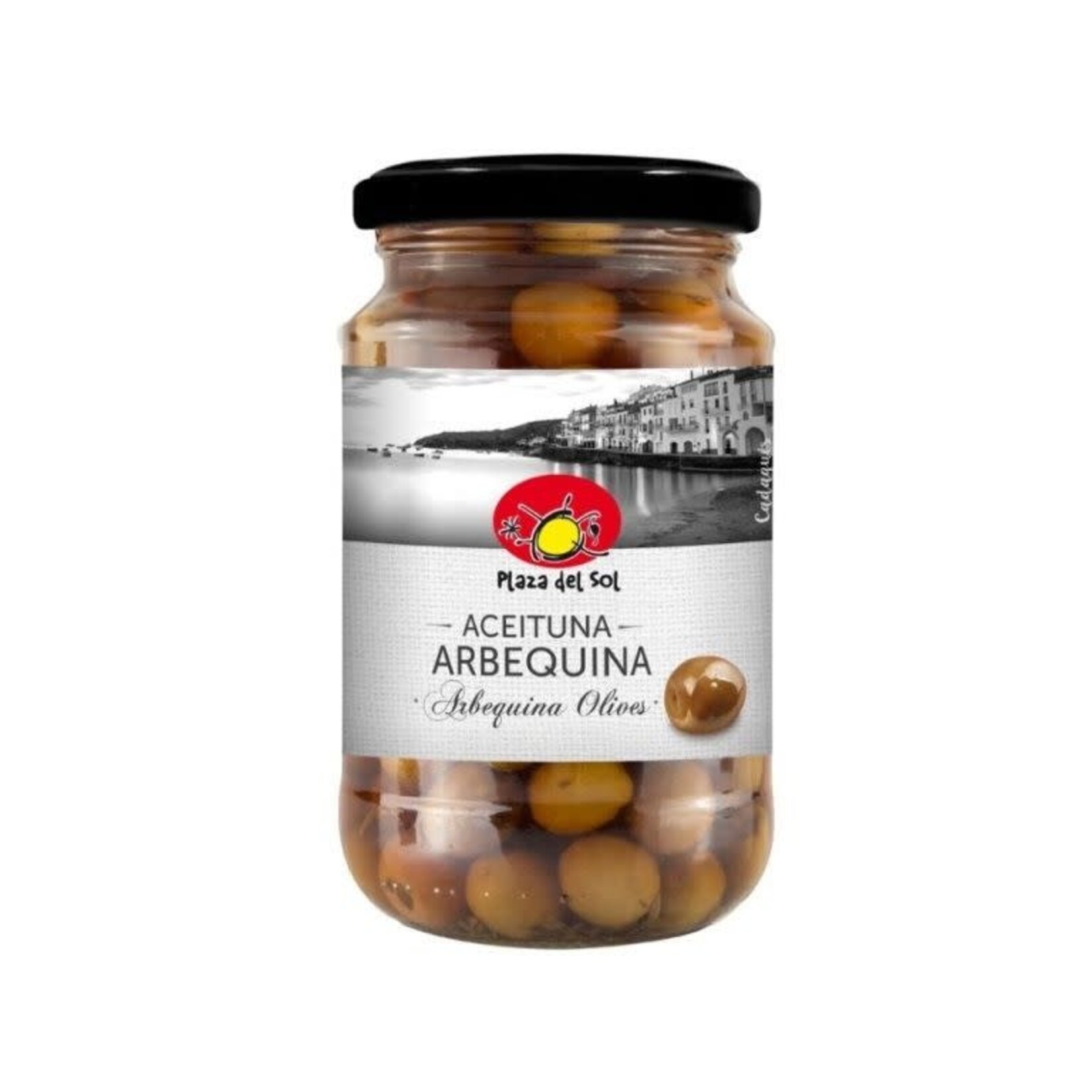 Plaza del Sol Arbequina Olives 350g