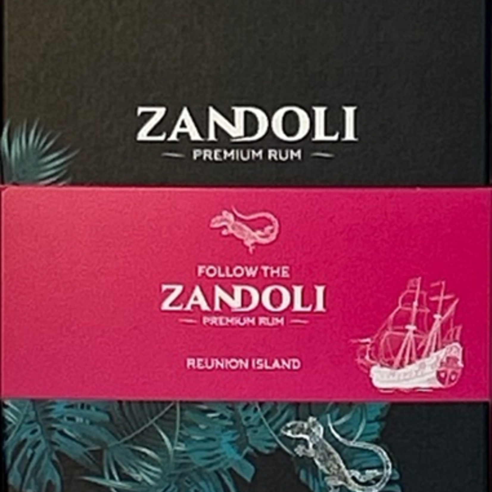 Zandoli Réunion Island + 2 Glazen Giftbox 40% 50cl