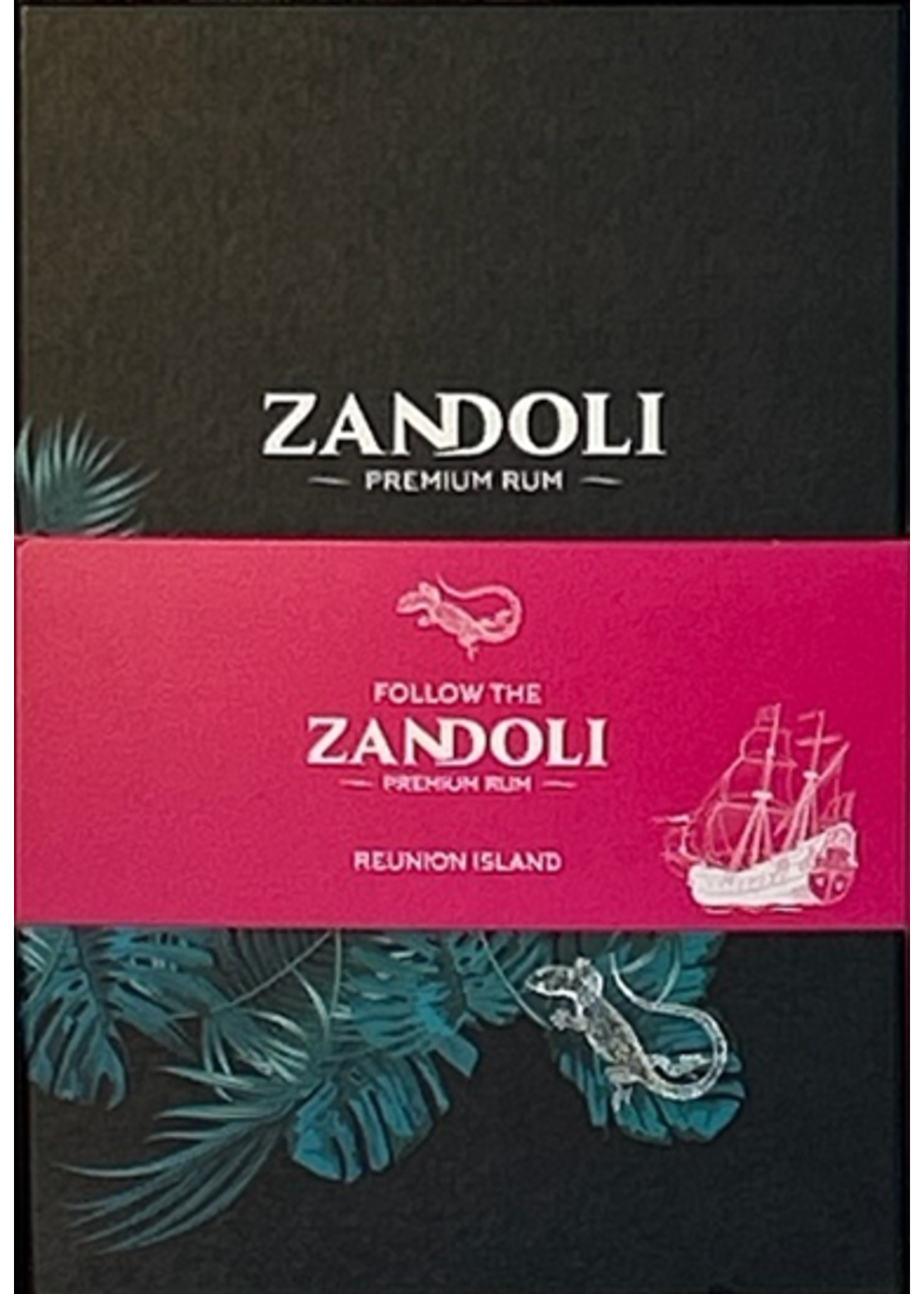 Zandoli Réunion Island + 2 Glazen Giftbox 40% 50cl