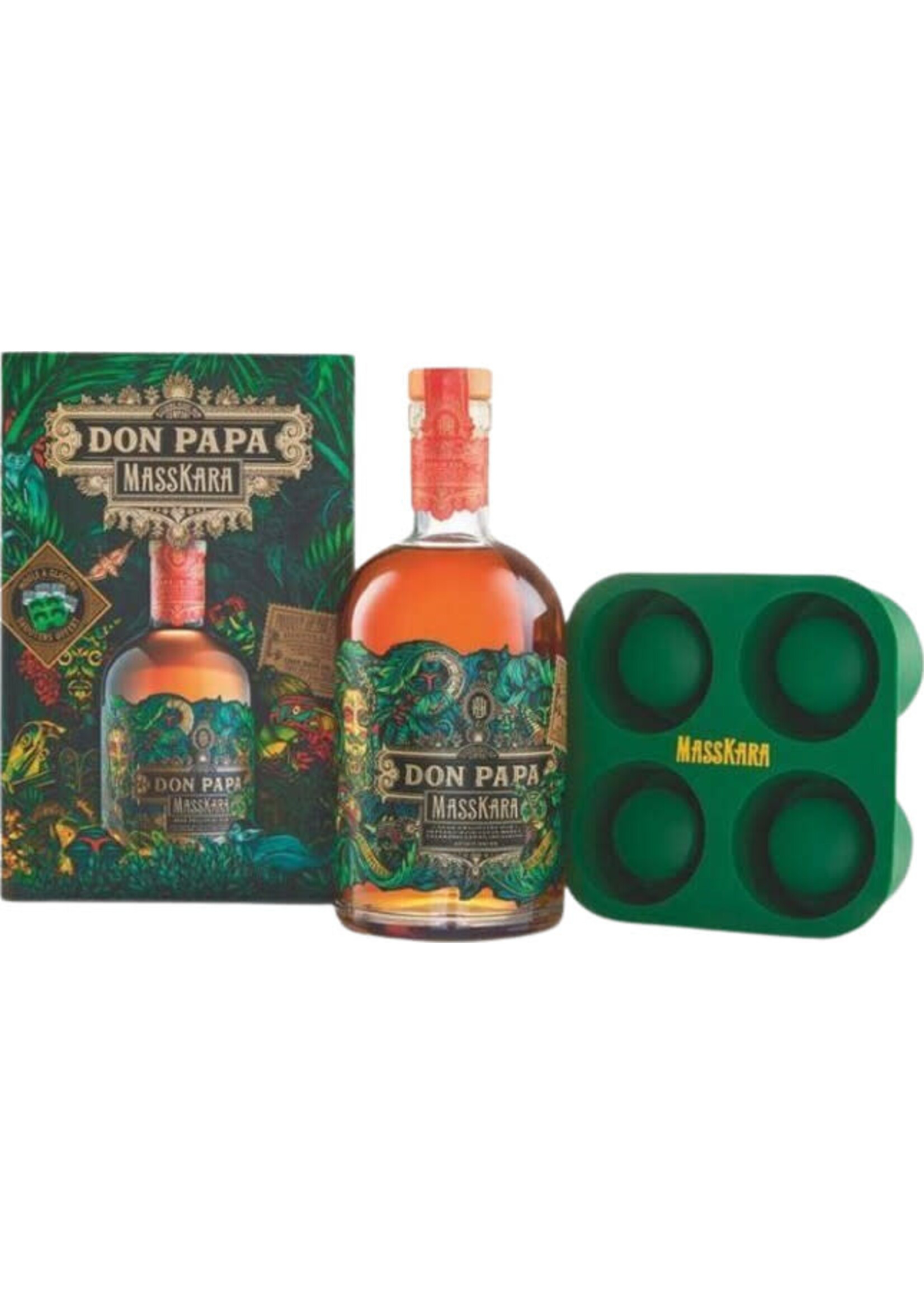 Don Papa Masskara + Ice Cup Giftpack 40% 70cl