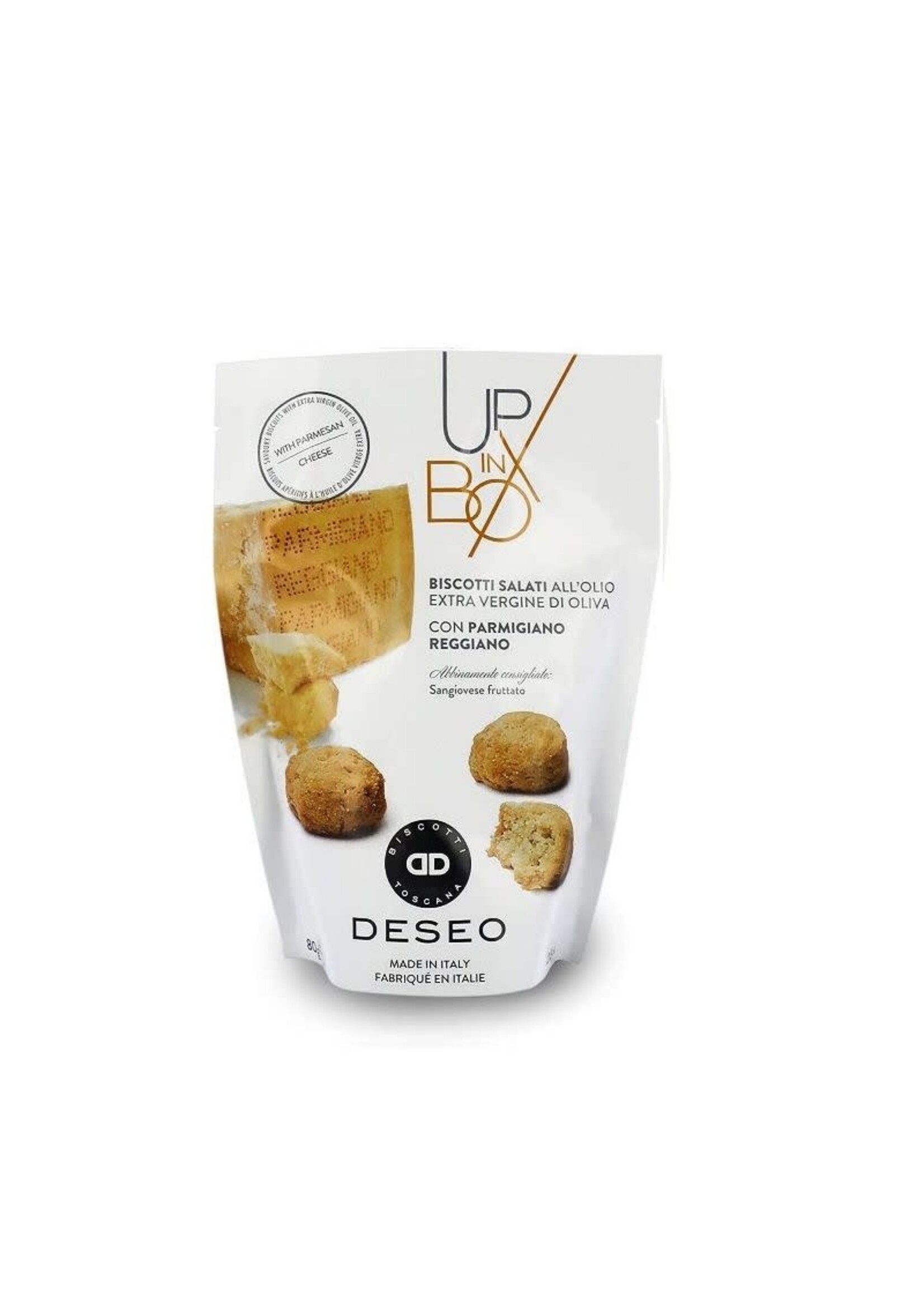 Deseo Biscotti Salati con Parmigiano Reggiano 80g