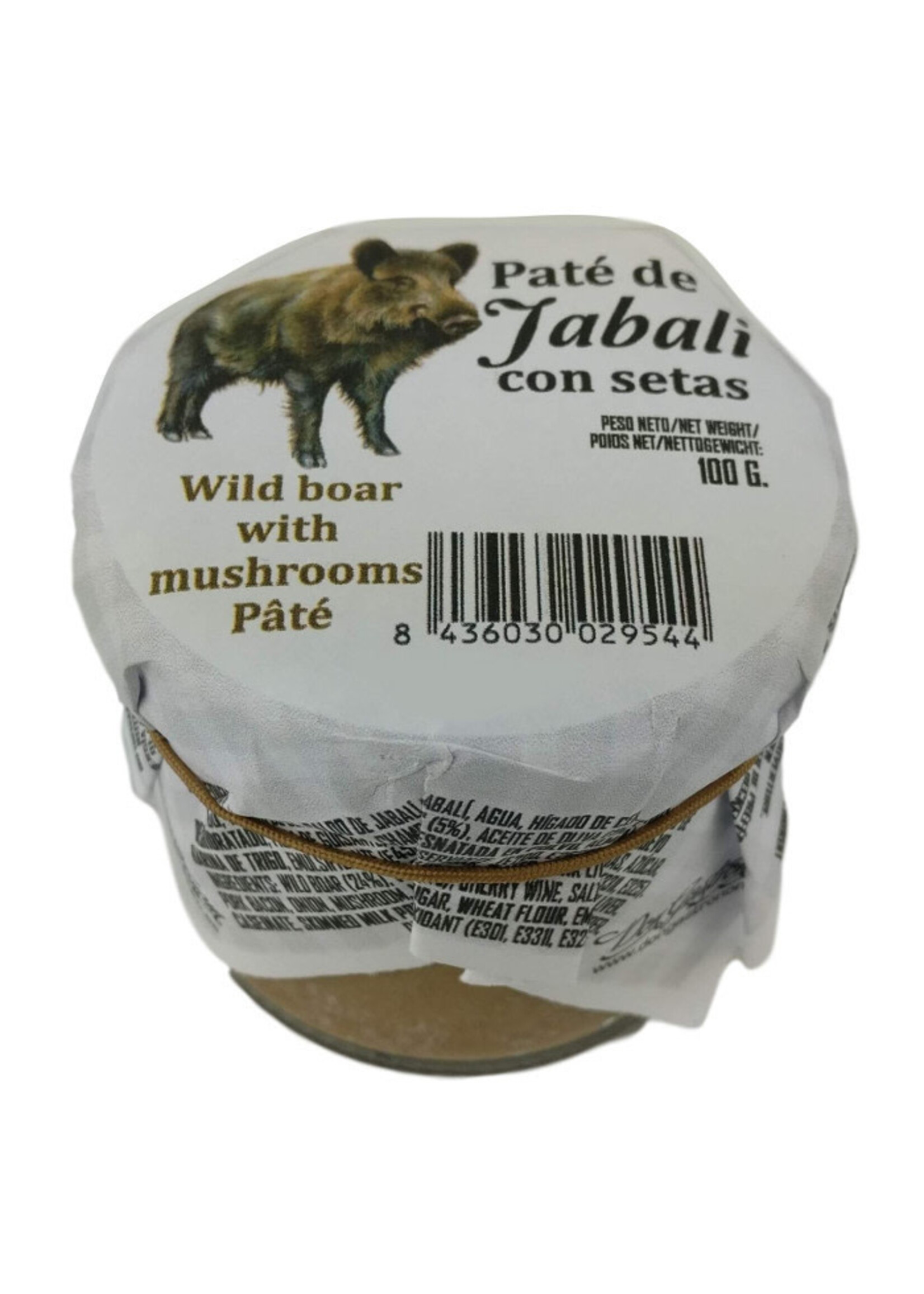 Spaanse Wildzwijnpaté met Paddenstoelen 100g