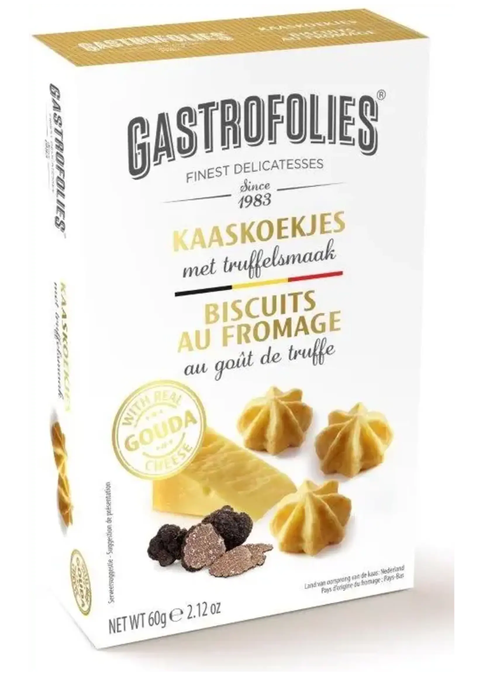 Gastrofolies Kaaskoekjes met Truffelsmaak 60g