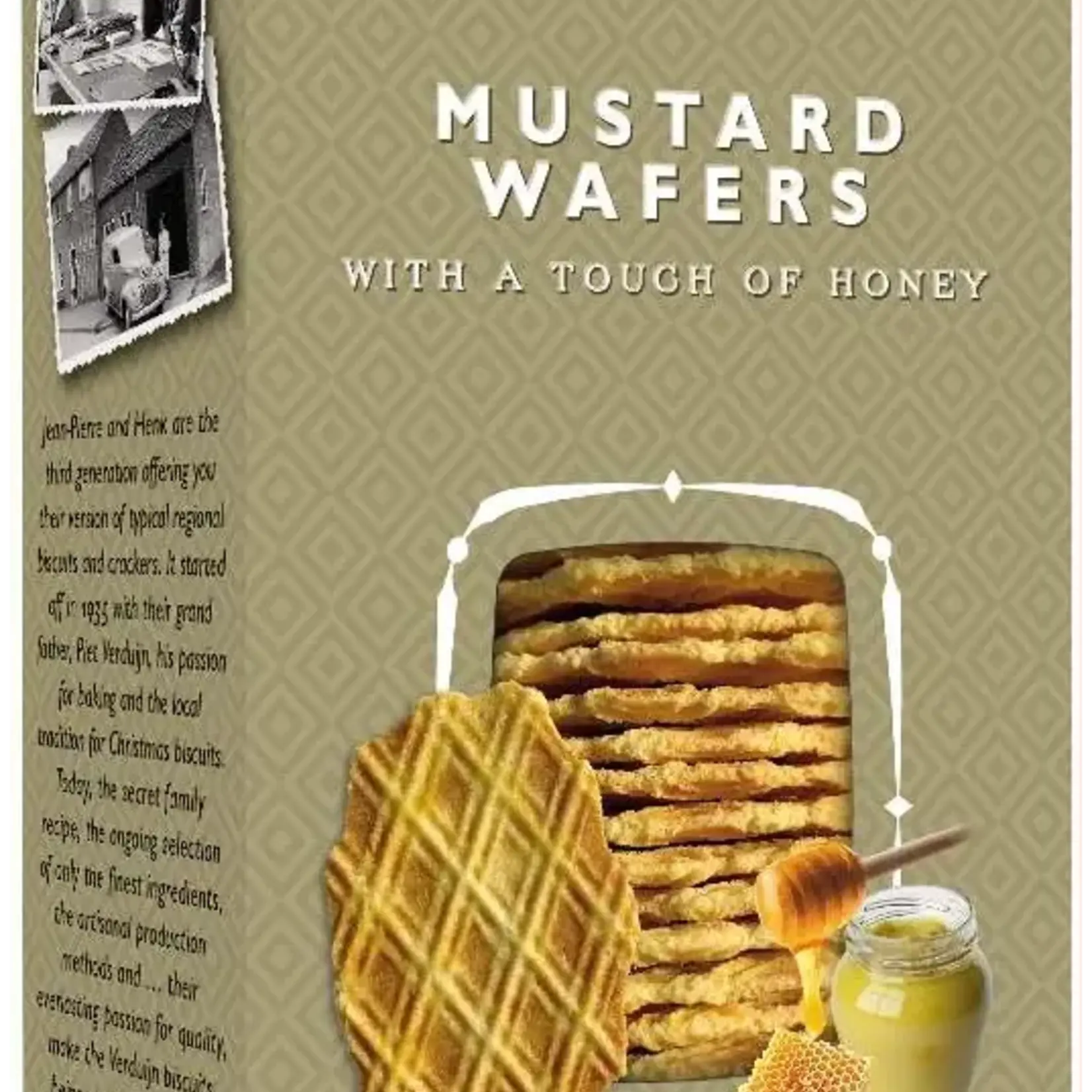Verduijn's Cheese Biscuits Honey & Mustard 75g