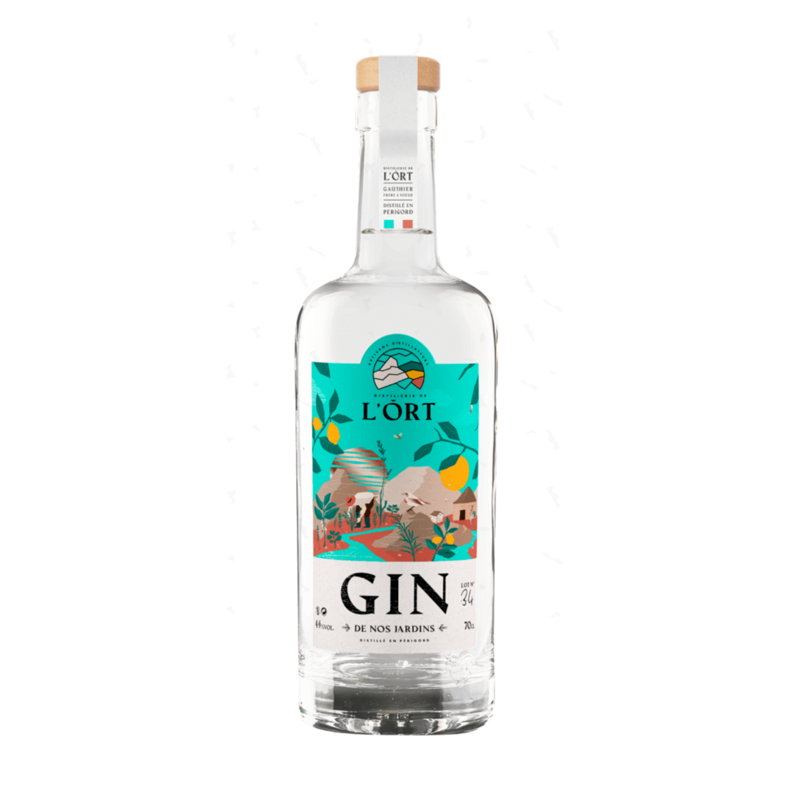 Distillerie de l'Ort De Nos Jardins Gin 44% 70cl