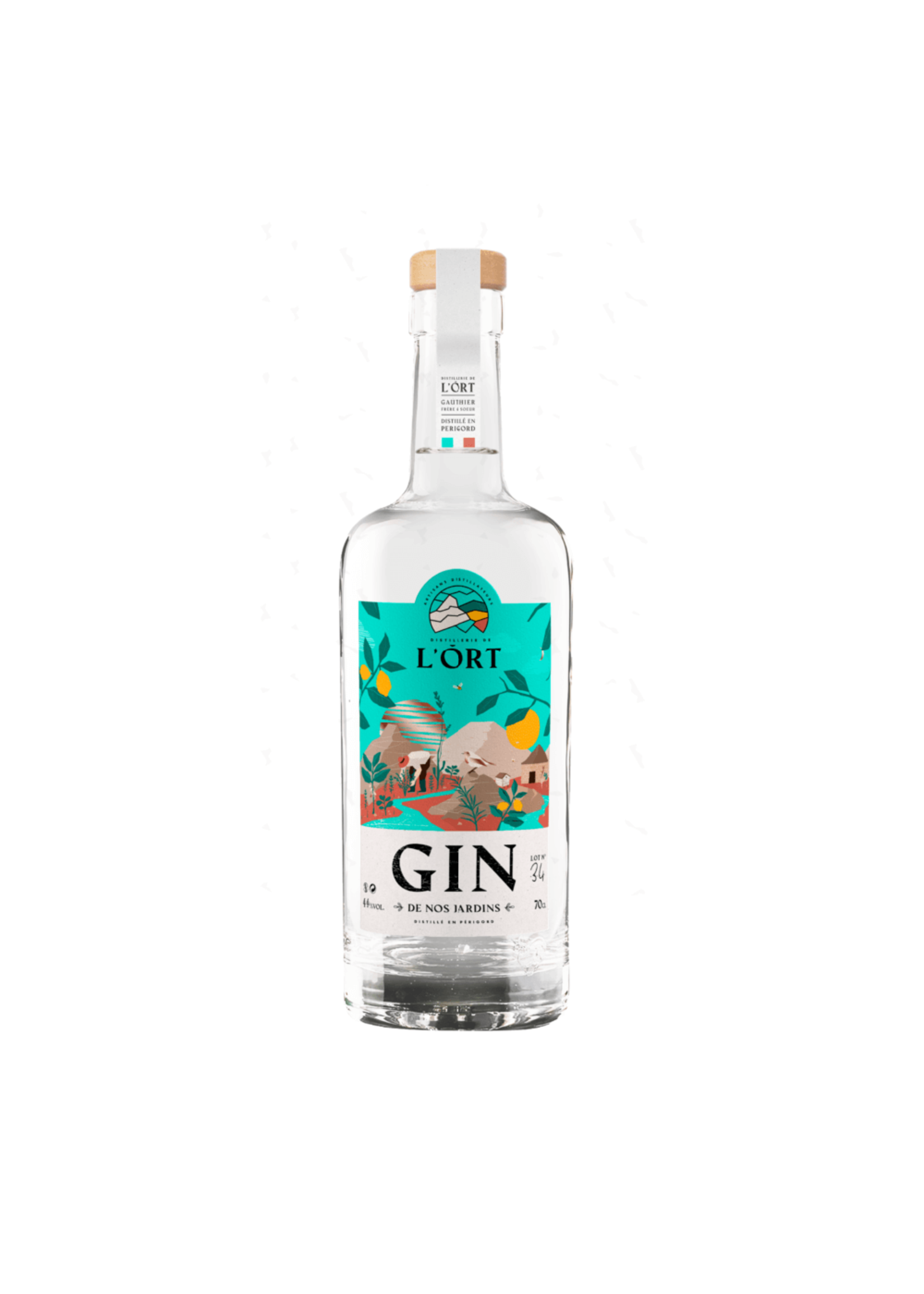 Distillerie de l'Ort De Nos Jardins Gin 44% 70cl