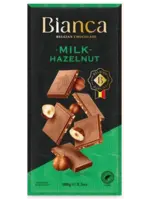 Bianca Chocolade Tablet Melk Hazelnoot 100g