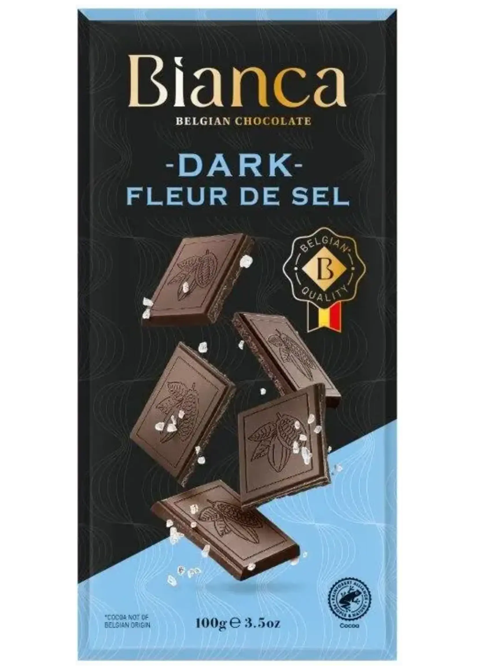 Bianca Chocolade Tablet Fondant Zout 100g