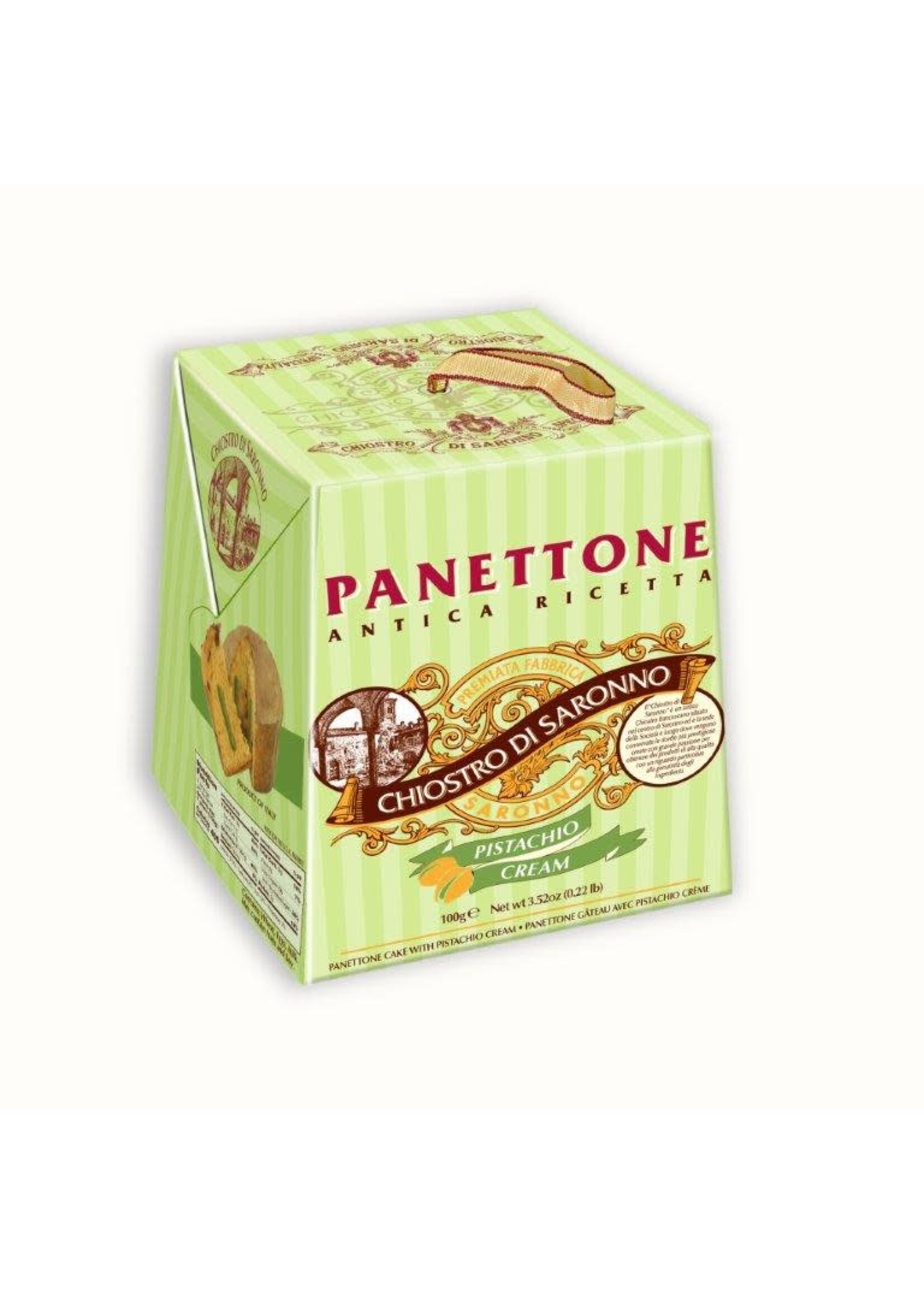 Lazzaroni Panettone Pistachio Cream Cardbox 100g