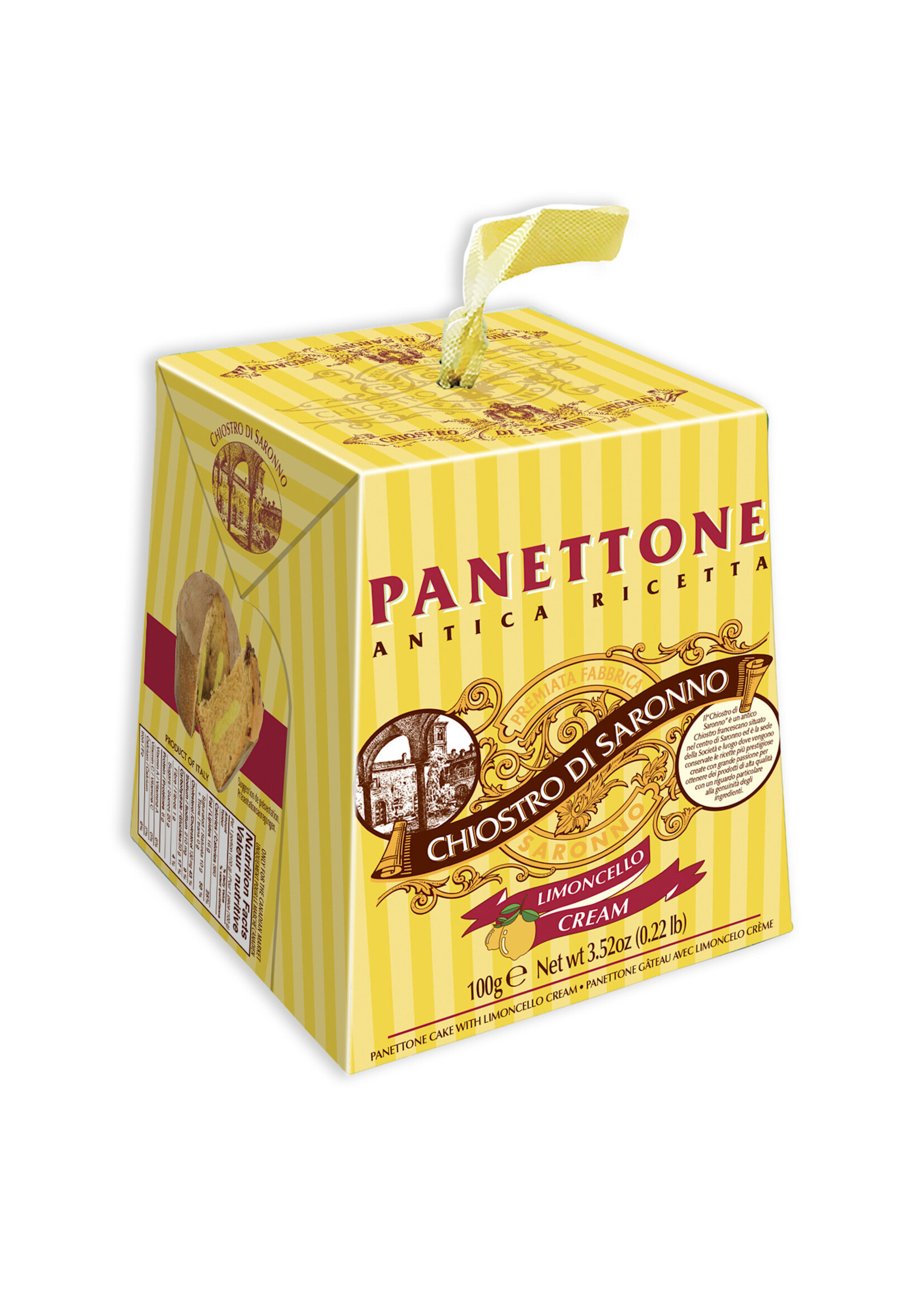 Lazzaroni Panettone Lemoncello Cream Cardbox 100g