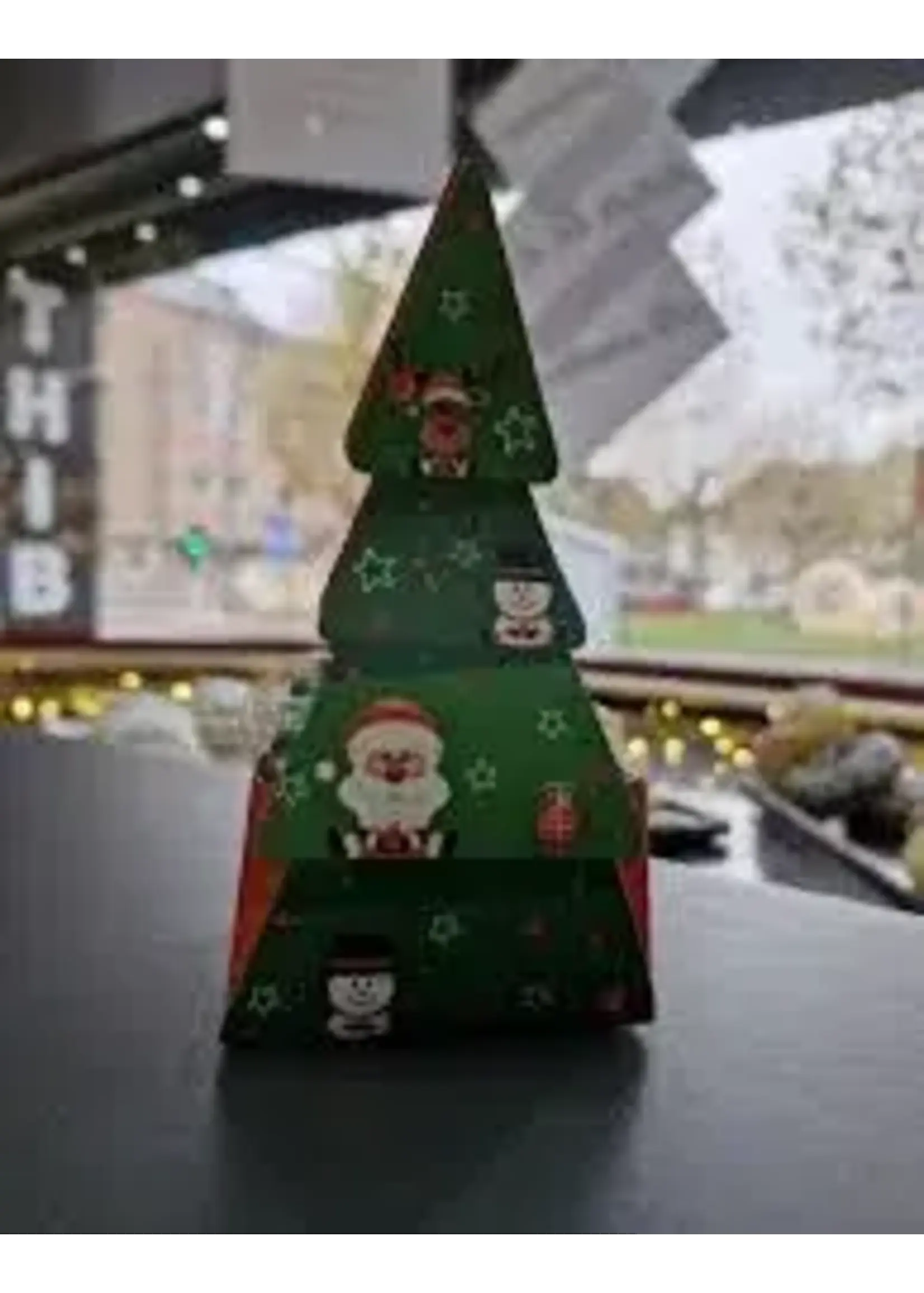 Kerstboom Chocolaatjes Doosje 50g