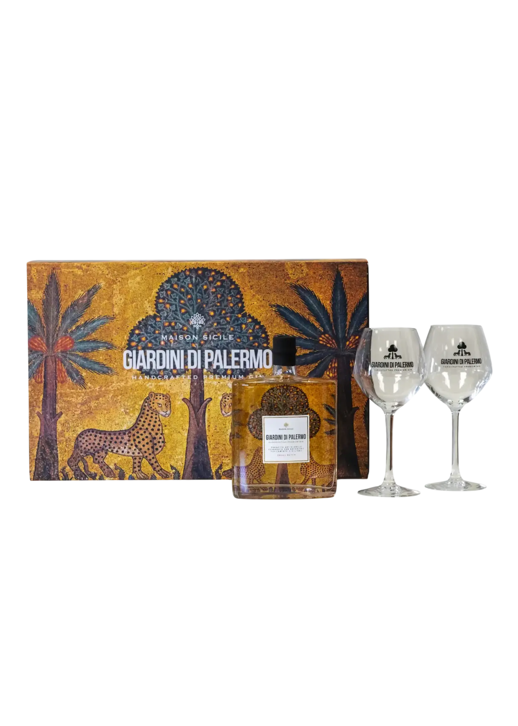 Giardini di Palermo Gin + 2 Glazen Giftbox 40% 50cl