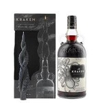 The Kraken Black Spiced Rum + Candle Box 40% 1L