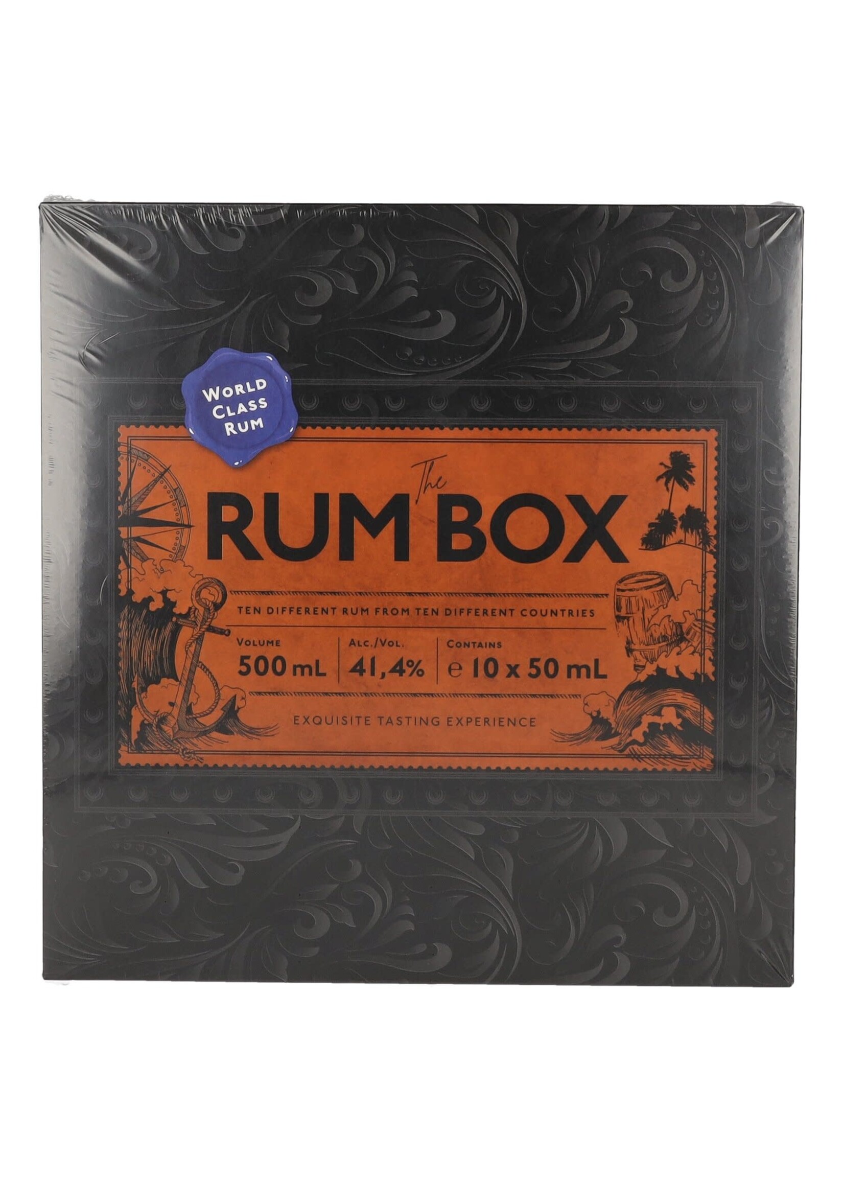 The Rum Box #3 10x5cl (blauw) 41,4% 50cl