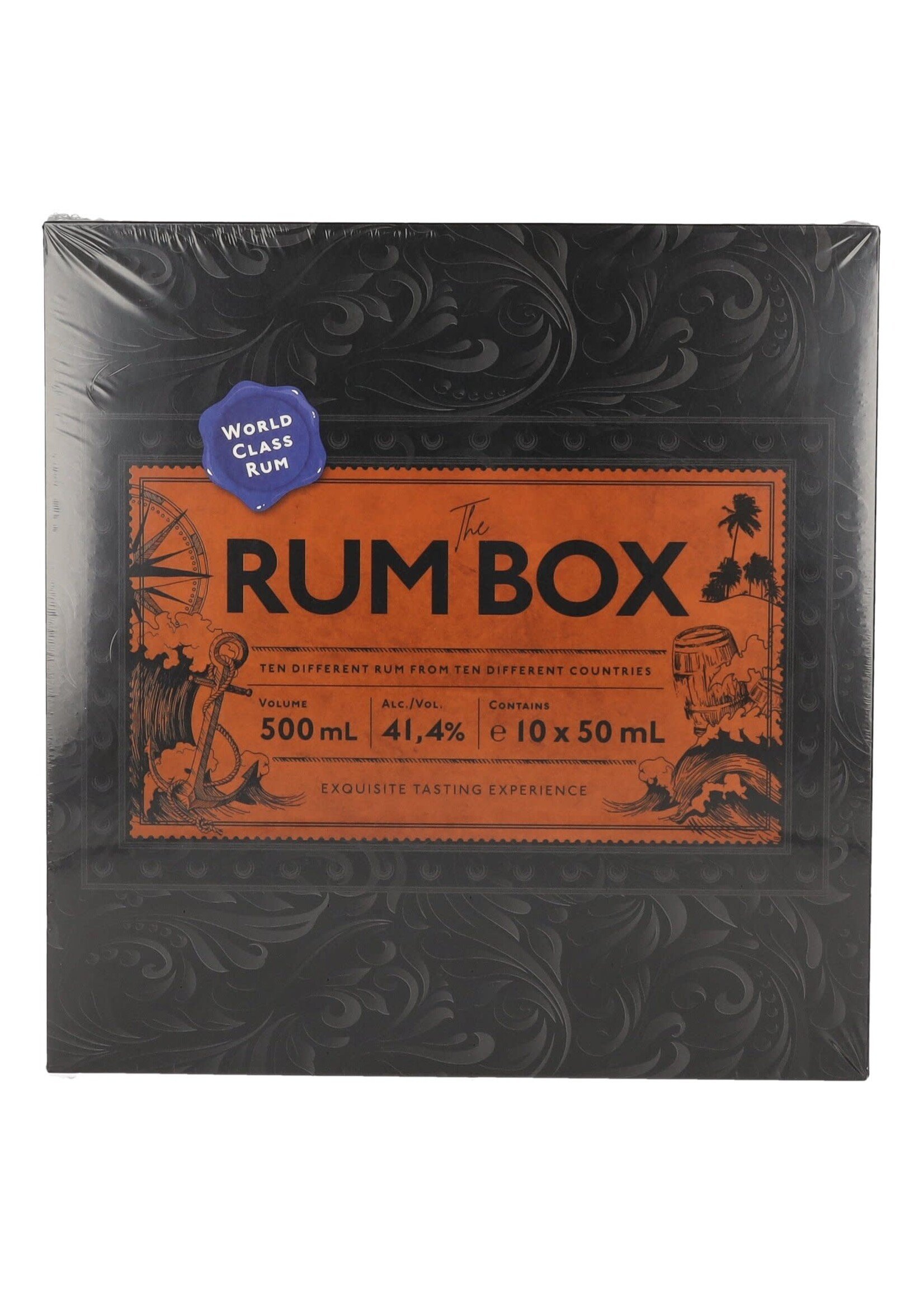 The Rum Box #3 10x5cl (blauw) 41,4% 50cl