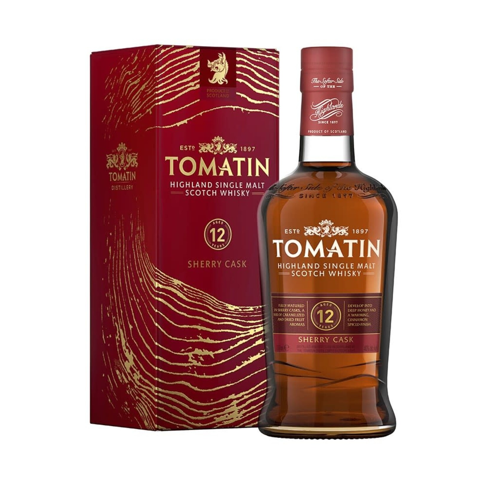 Tomatin 12Y Sherry Cask 40% 70cl