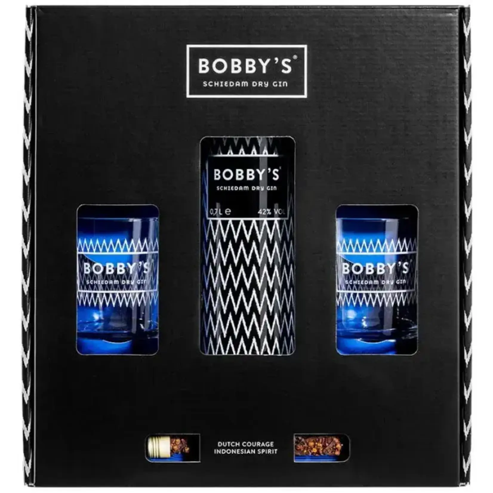 Bobby's Schiedam Dry Gin Giftpack 42% 70cl
