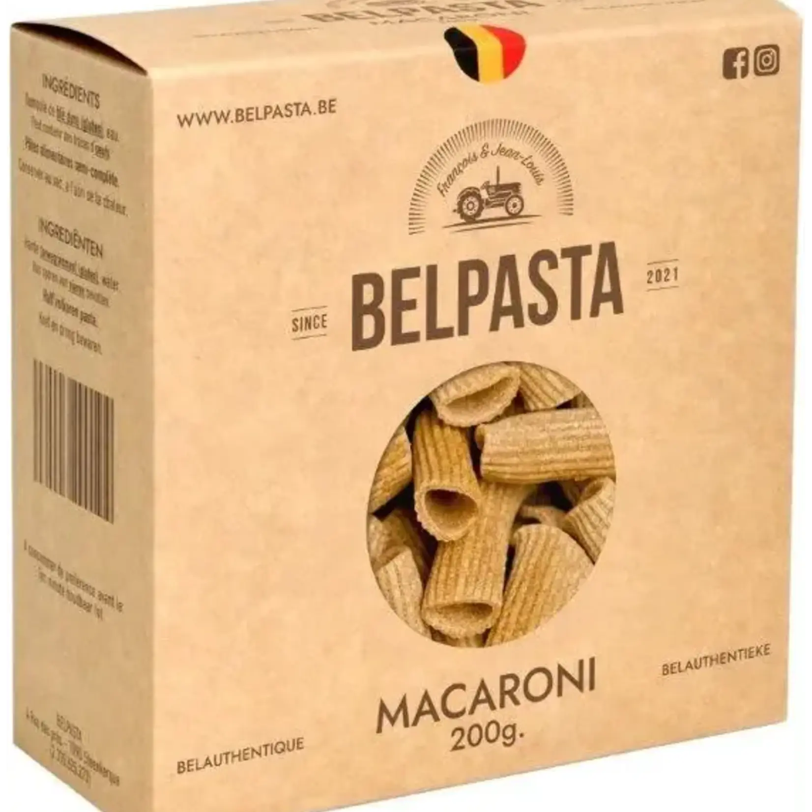 Belpasta Macaroni Doosje 200g