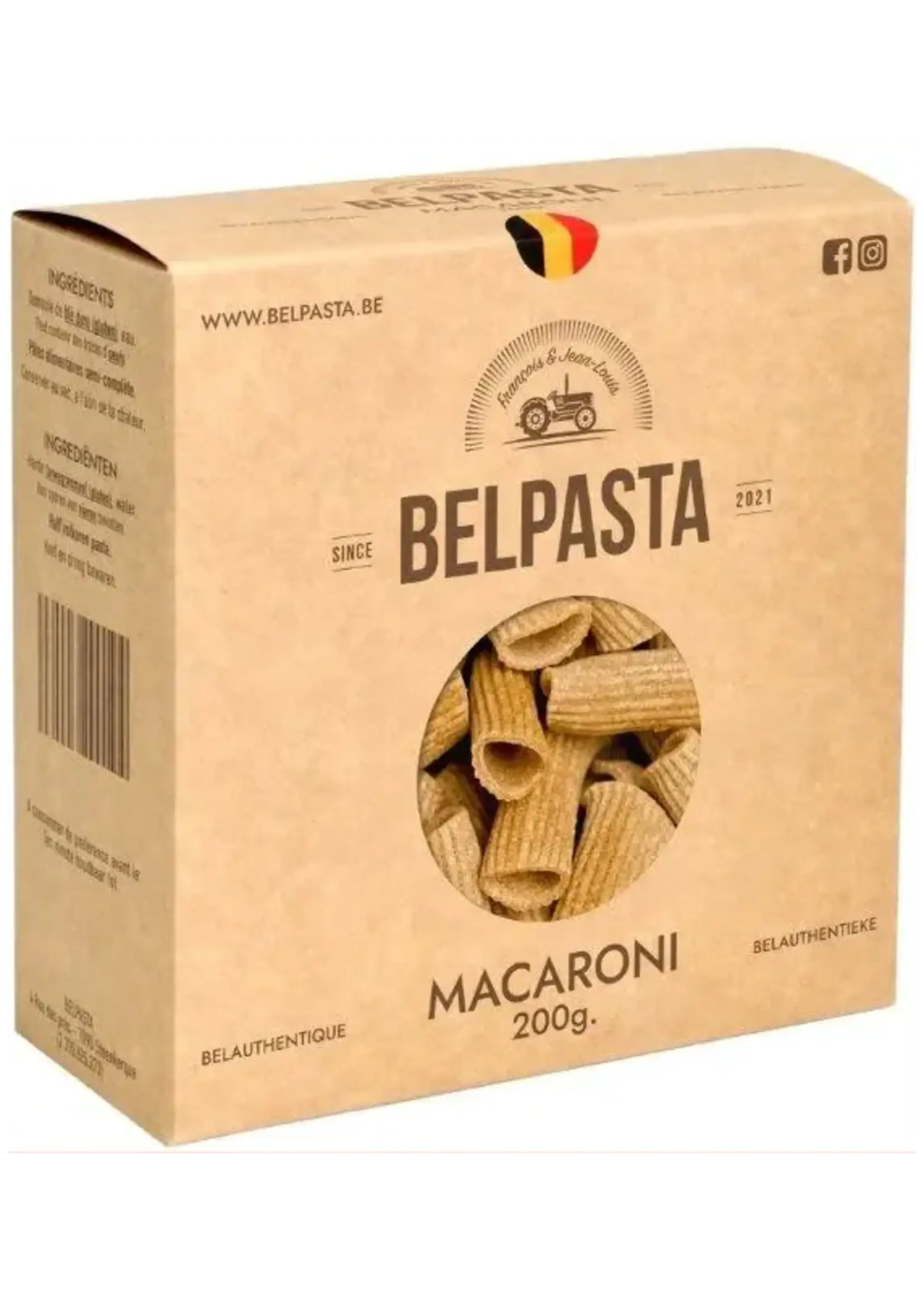Belpasta Macaroni Doosje 200g