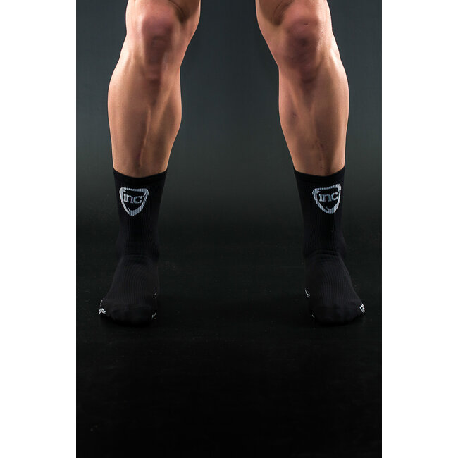 INC Compressie Gripsokken - Zwart