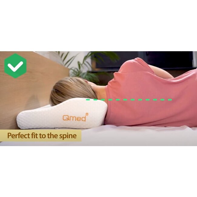 Qmed Ergo Traagschuim Hoofdkussen
