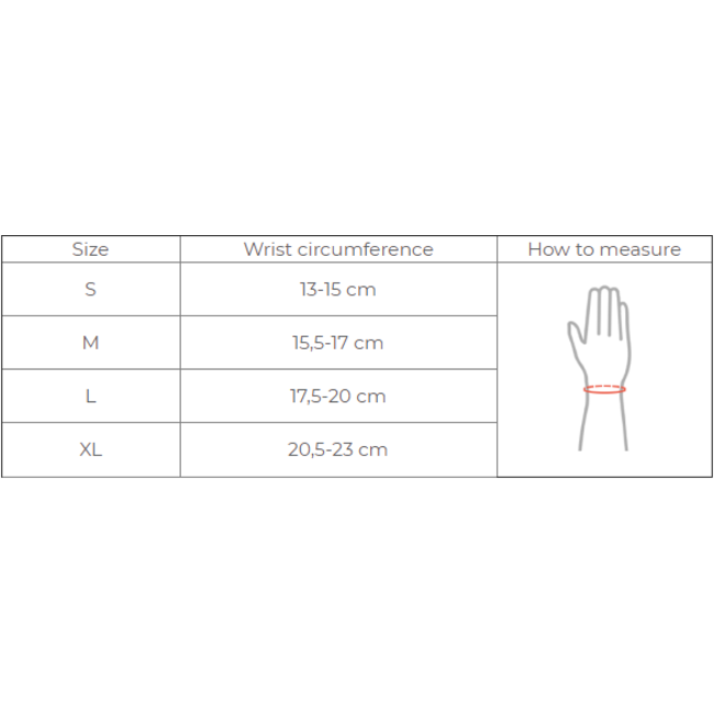 Reh4Classic Polsbrace met uitneembare spalk