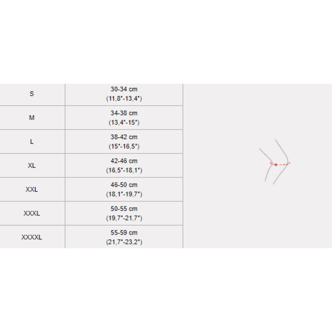 Reh4Classic kniebrace met instelbare scharnieren