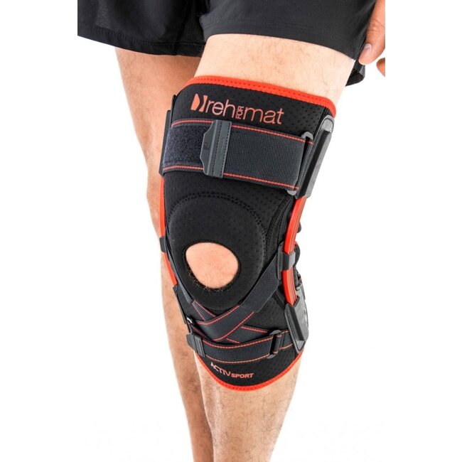 Reh4Sport Kniebrace met bladveer scharnieren