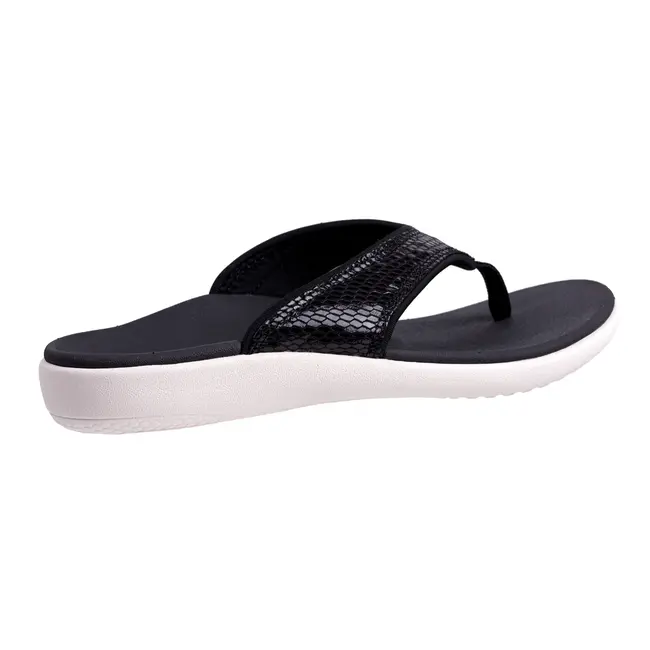 Spenco Slippers Yumi 2 dames - Gecko zwart