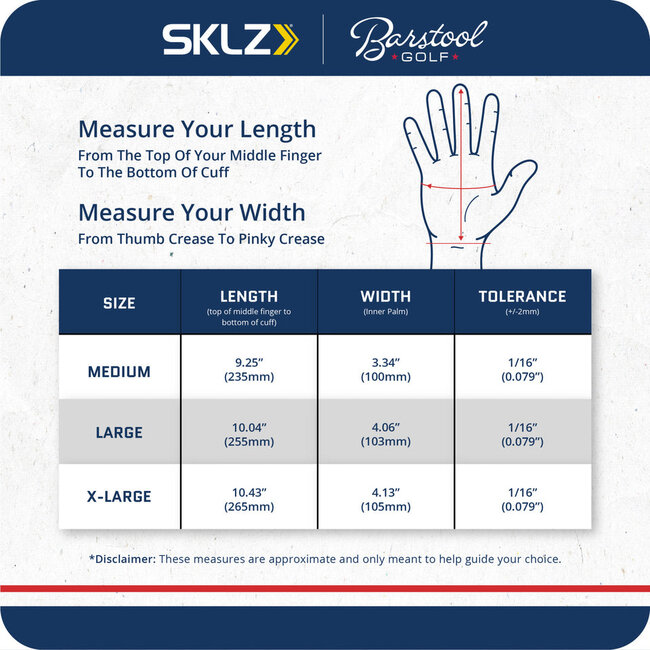 SKLZ SMART GLOVE MEN'S LEFT