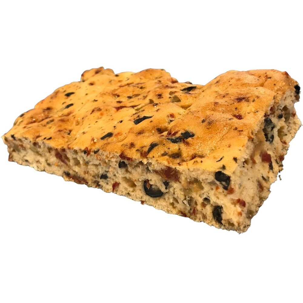 Hey! Pizza Focaccia Tomaat & Olijven - Glutenvrij